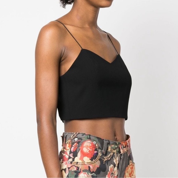 Alice & Olivia Silk Crop Tank - Picture 2 of 6